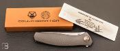 Couteau " Bio LIMITED EDITION " par Shirogorov et Dmitry Sinkevich - Titane et M398