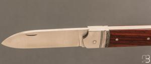   Couteau " Empire " de collection par Benjamin Mittay - Palissandre et nacre