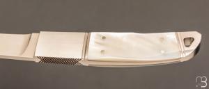Couteau " Intégral custom " par Dietmar F. Kressler - Nacre