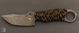  Couteau Karlican Édition Limitée 20 ans Wildsteer - Paracorde et lame stonewashed