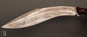   Couteau " Kukri " par Milan Mozolic - Bois de fer et W5