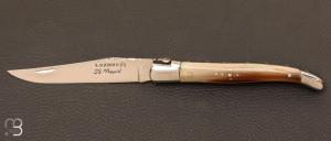 Couteau Laguiole 12cm corne blonde par Robert DAVID