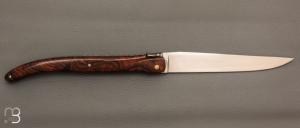   Couteau " Laguiole 18 cm " fait main par Jérôme Latreille - Ironwood et 14c28N