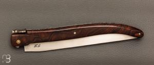   Couteau " Laguiole 18 cm " fait main par Jérôme Latreille - Ironwood et 14c28N