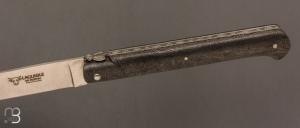 Couteau " Laguiole droit " 13 cm par Laguiole en Aubrac  - Fatcarbon spacecoral