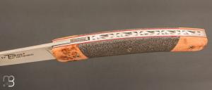   Couteau " Le Thiers® " pliant par l'Atelier Les 2 Diables - Lave et genévrier