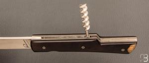  Couteau " Le Vendredi" par Perceval - ébène de Mozambique