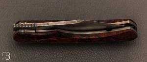    Couteau  "  Liner-Lock " custom par Rémi Bouin - Ironwood et C130