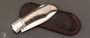  Couteau  " Lock-Back" custom par Rémi Lavialle - RWL34 et fibre de carbone