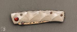  Couteau MC33MD par Mcusta - Damas et Rainbow damas - Pièce Unique