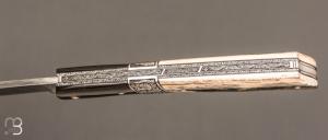    Couteau  "  Mandrin  " de collection par Philippe Voissière 