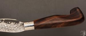 Couteau " Masunin " par Roberto Ottonello - Bois de fer et Damas