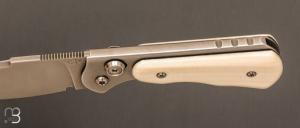    Couteau "  Morphalou " par Éric Parmentier - Mammouth et RWL34