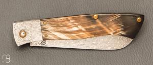  Couteau " Navaja Campesina" par Jesus Granda - Corne de buffle et damas