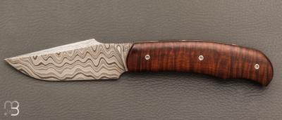   Couteau " New Hardy " par Rémi Lavialle - Gidgee et lame damas de Philippe Ricard