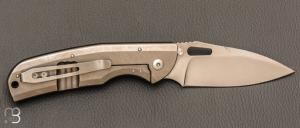  Couteau  "  Officer G10 Black  " custom par Sacha Thiel