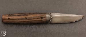   Couteau " Puukko " pliant des Forges d'Haraldr - Morta stabilisé