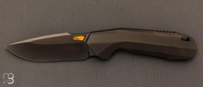   Couteau " RT-WK1-F Disassembly knife" par Remette RT - Titane et lame en M390