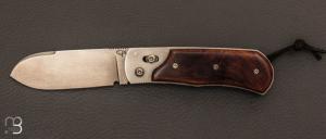 Couteau  " Robusto" par ric Parmentier - Bois de fer et RWL-34