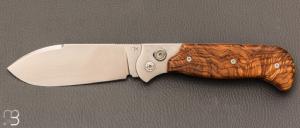 Couteau " Safari " par Éric Parmentier - Frêne et RWL34