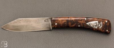   Couteau " Scagel" par Pierre Henri Monnet - Noyer