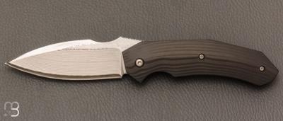   Couteau " Speartac Small " custom de GTKnives - Thomas Gony - Fibre de carbone et lame en VG10