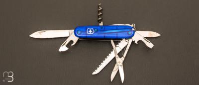 Couteau Suisse Victorinox Huntsman Bleu Translucide - 1.3713.T2