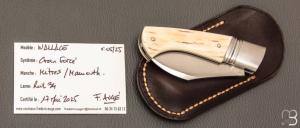  Couteau " Wallace " custom par Frédéric Augé - Mammouth et RWL-34