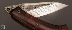    Couteau " Yakuza " de poche type Piémontais de Jean Michel Martin