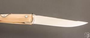    Couteau  " Yatagan 16 cm " Corne blonde par J. Mongin