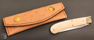   Couteau " Yatagan " par Erwann Aubriet - Ivoire de mammouth