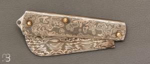  Couteau  " London " Full Damas de Jean Pierre Veysseyre