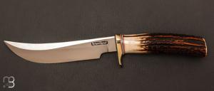 Couteau droit Randall N4 - 6" "Big Game and Skinner" - Cerf Sambar