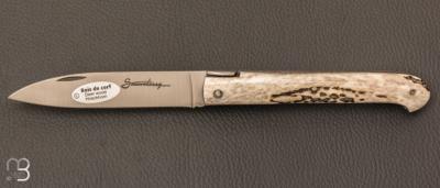 Couteau régional pliant le Sauveterre - Bois de cerf