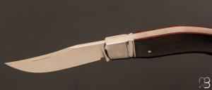   Couteau  " slipjoint  " par Honoré Vilain - RWL34 et fibre de carbone