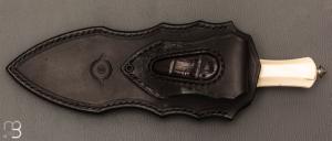   Dague custom de Samuel Lurquin - Ivoire de phacochère