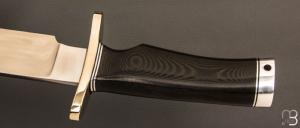   Couteau " Nordic Knives Dealer Special / Special Bowie " par Randall - Micarta noir