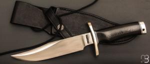   Couteau " Nordic Knives Dealer Special / Special Bowie " par Randall - Micarta noir