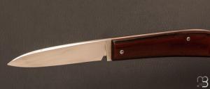    Couteau  "  slipjoint  " par Honoré Vilain - Micarta et RWL34