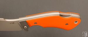 Couteau " 2.5 doigts " lock-back par Albin Deloison - G10 et lame en N690Co