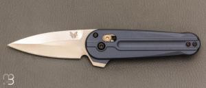  Couteau  BENCHMADE Lowden Crater Blue Aluminium FIRST PRODUCTION - BN941