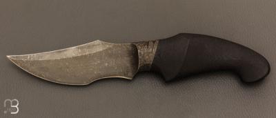   Couteau " CROM " custom Semi intégral fixe de Samuel Lurquin - G10