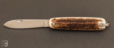    Couteau " Canif  " 1 pièce par J. Mongin - Bois de Cerf
