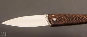 Couteau  "  Capucin " par David Margrita - Mbull Knives - Wengue