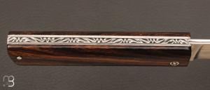 Couteau " Snard " par Tom Fleury - Cocobolo