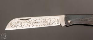 Couteau Douk-Douk PM Stylet lame gravée par Cognet