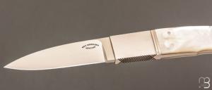 Couteau " Intégral custom " par Dietmar F. Kressler - Nacre