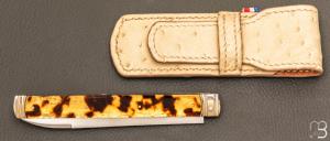   Couteau " Interprétation du Diderot " pliant fait main par Bastien Toubhans - Atelier Beau Merle