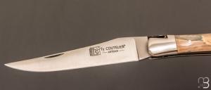   Couteau " Laguiole 12 cm " par Rozelier Fabien- Ty Coutelier - Mammouth et lame en RWL34