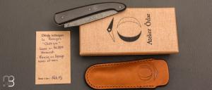 Couteau " Le Passager " de Pierre Thomas - Atelier Odae - Bronze noirci